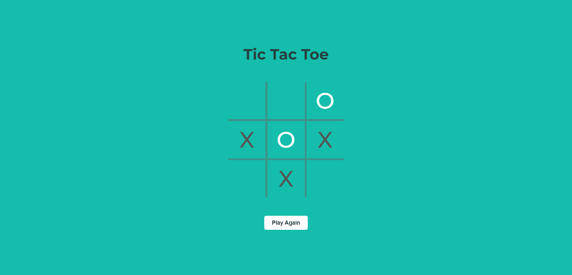 Tic Tac Toe Game